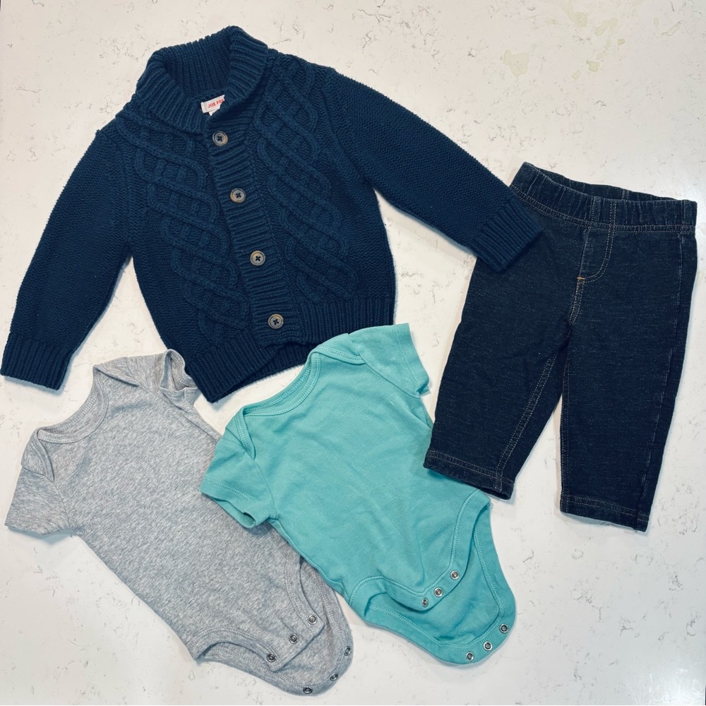 Joe Fresh, Carters, Old navy, Child of mine 3-6 month Baby LOT